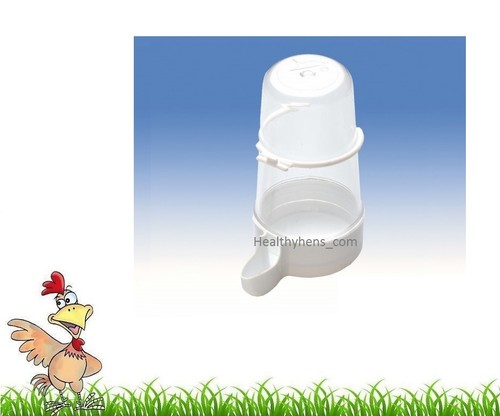 400ml clear cage drinker - 400ml, with