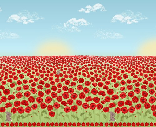 Lewis and irene poppy fields - irene, fields'