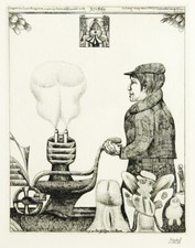 "Letter to the Ploughman of Humi", 1969. Jean Pit Morell (*1939 D), autographed