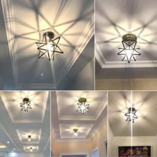 20cm Antique Clear Star