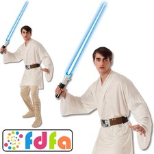 Rubies Official Disney Star Wars Luke Skywalker Mens Fancy Dress Costume New