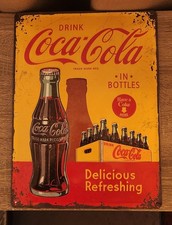Coca Cola Enamel Advertising