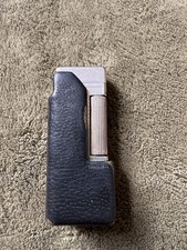 Dunhill Lighter  Silver Auto Rollalite Rare Working with case 