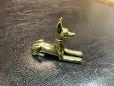 Egyptian anubis small brass - egyptian,