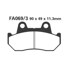 EBC PAIR OF BRAKE PADS V for