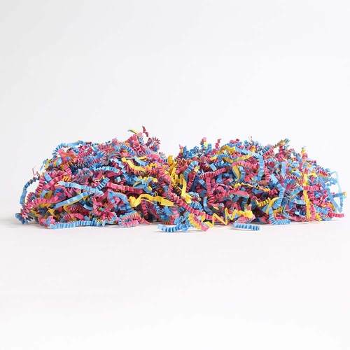 Coloured crinkle shredded - coloured,