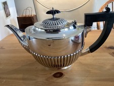 Antique Edwardian Silver Plated Teapot C1910 Sheffield