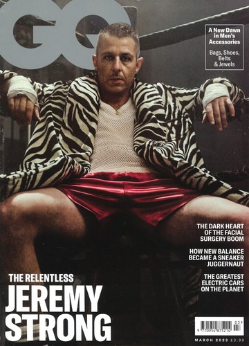 Magazine jeremy strong - gq, magazine,