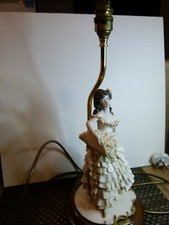 A BELCARI FIGURINE SCULPTURE 'DEAR' 1987 table lamp