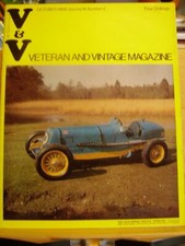 VETERAN AND VINTAGE CAR MAG