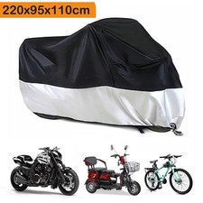 Heavy Duty Motorcycle Motorbike Cover Waterproof Outdoor Rain Dust UV Protector