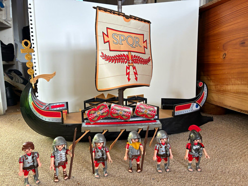 Playmobil roman galley - roman, w/