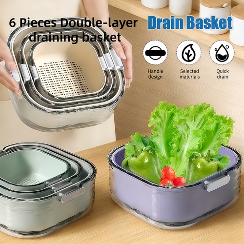 6pcs large medium - small, double