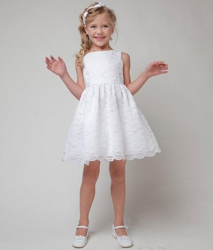 Flower girl sleeveless lace - flower,