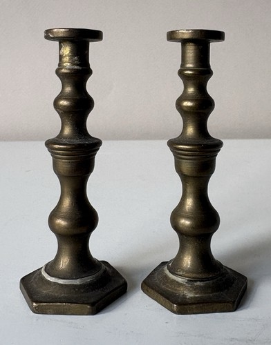 Vintage brass candlesticks - vintage,