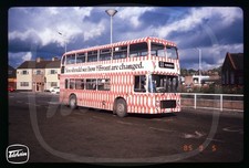Original Bus Slide - PMT NEH728W Bristol VRT ECW September 1985