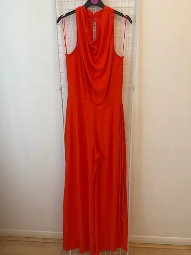 Stunning reiss red jumpsuit - red,