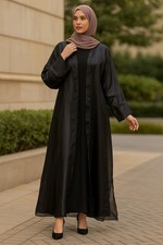 Black  abaya dress maxi