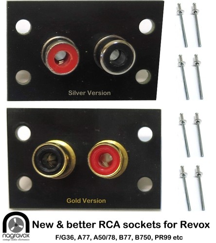 Revox rca sockets panel - sockets,