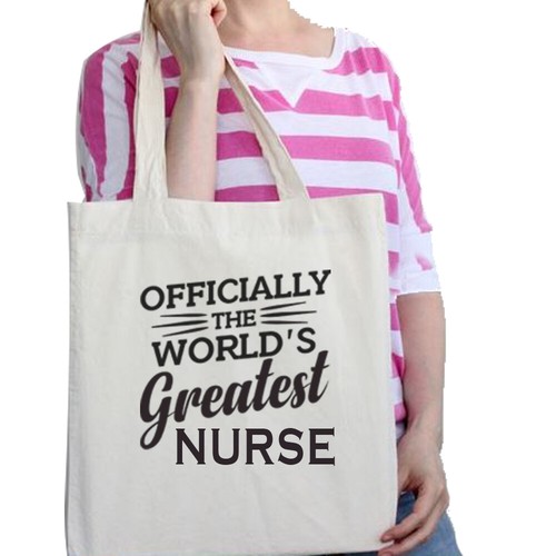 Nurse birthday gift tote bag - birthday,