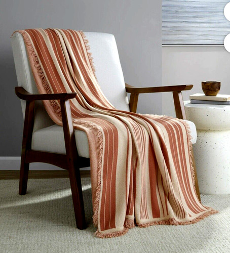 Fiona stripe terra cotta - stripe,