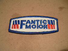 GENUINE PERIOD 80's FANTIC MOTOR 200 240 TRIALS BIKE SEW ON PATCH IRON VINTAGE