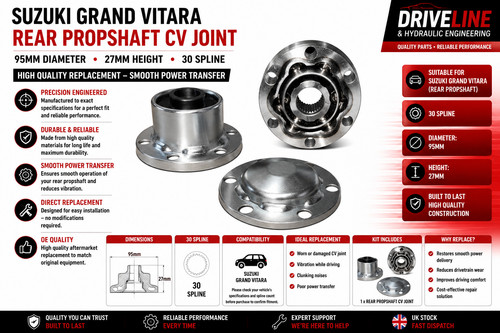 Rear propshaft joint suzuki - rear,