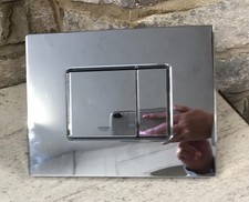 Grohe Skate Cosmopolitan Dual Flush Plate -  Chrome coloured plastic