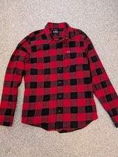 Mens Hollister Red Check Shirt