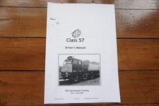 2007 Class 57 Locomotive Facsimilie Train Crew Railway Driver Manual