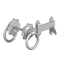 Garden Gate Latch. 6" (150mm) Ring Gate Latch - Galvanised  - Door Catch.