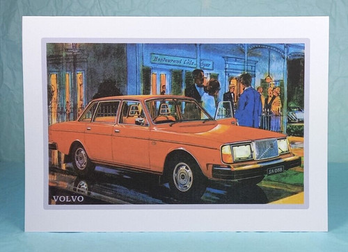Volvo 264 greeting card - -,