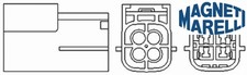 LAMBDA SENSOR 466016355041 MAGNETI MARELLI I