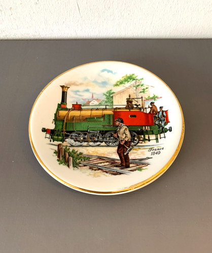France 1849 train ceramic - 1849,