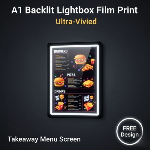Backlit lightbox film - a1, print