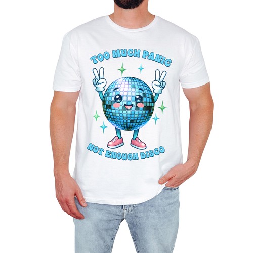 Funny disco ball mens - mens, t-shirt