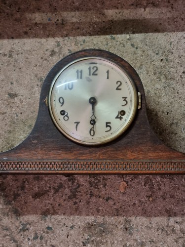 Antique mantel clock - mantel,