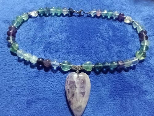 Rainbow fluorite amethyst - rainbow,