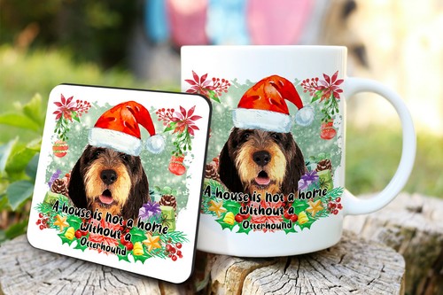 Otter hound chirstmas - otter, dog