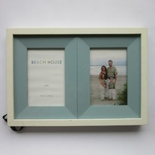 Retro "Beach House" Sheffield Home Photo Frame (Kitsch Shabby Chic Picture Hut)