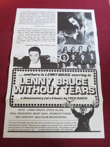 Lenny bruce without tears - tears, us