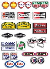 model car or RC decal transfer Stickers A5 Sheet oil off road 10th or 12th scale