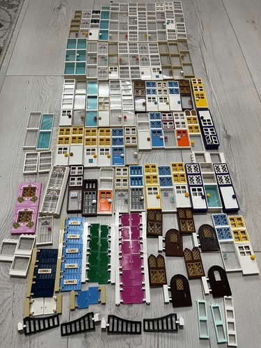 Lego windows doors gates - windows,, doors,