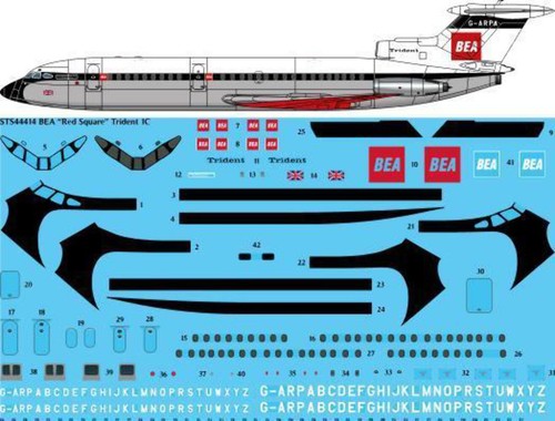 Decals sts44414 144 bea - 26,