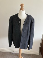 Eastex Grey Wool Shirt Jacket