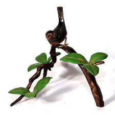 Japanese Bronze Bird Ornament