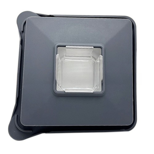 Transparent square blender - transparent,