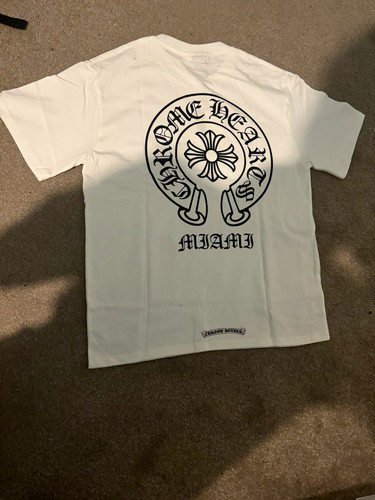 Chrome hearts men white logo - hearts, men's