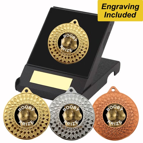 Booby prize medal box - medal, in