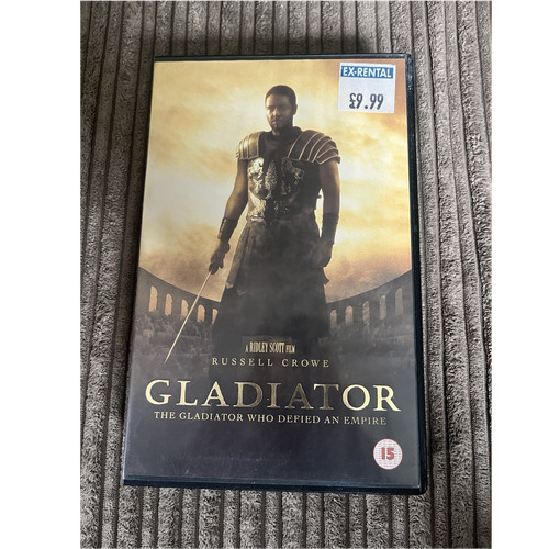 Gladiator pal vhs rental - gladiator, ex-rental
